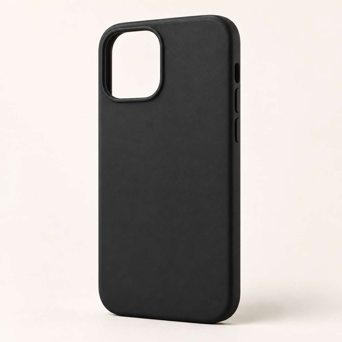Matte Black Minimal Phone Case